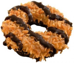 a Samoa Girl Scout cookie